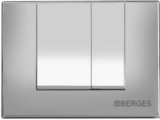 Комплект Berges 4в1 043267: инсталляция NOVUM525 кнопка S3 хром глянец унитаз Okus сиденье Toma Slim SO